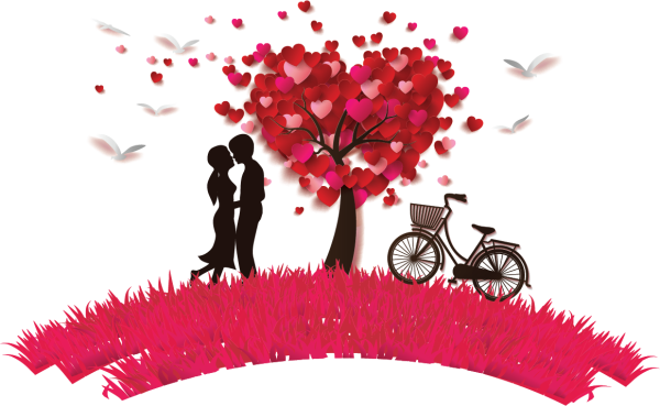 Мужчина и женщина мультяшные