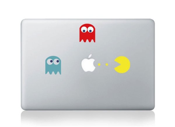 Наклейки под яблоко макбука