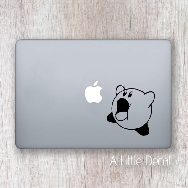 Наклейка на макбук с мультиками