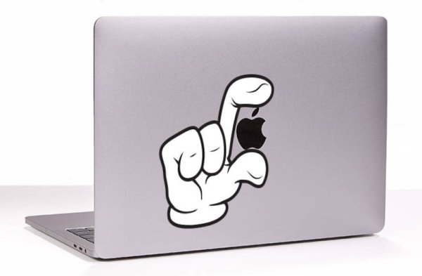 MACBOOK В стикерах