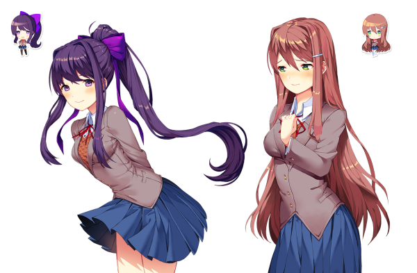 Моника ДДЛК спрайты