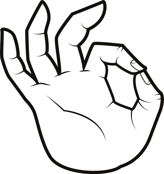 Жесты нарисованные