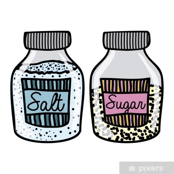 Наклейка соль