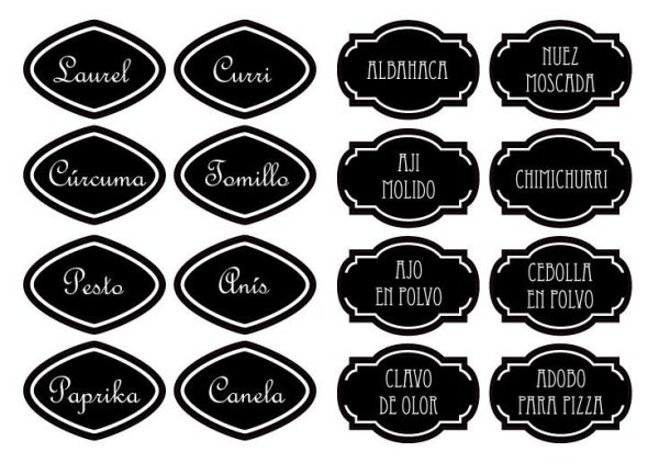 Наклейки сахар соль на банки