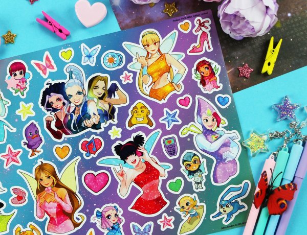 Виниловые Стикеры Геншин