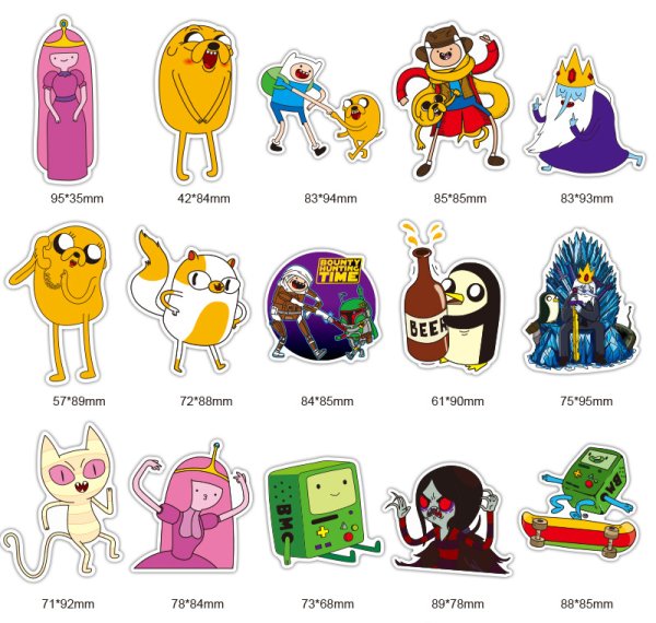 Наклейки Эдвенчер тайм