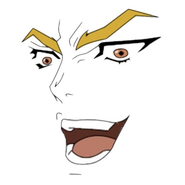 Лицо дио Kono Dio da