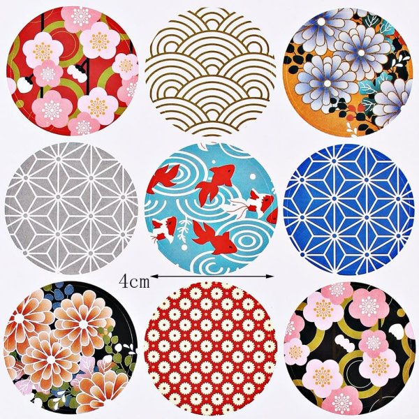 Круглые наклейки