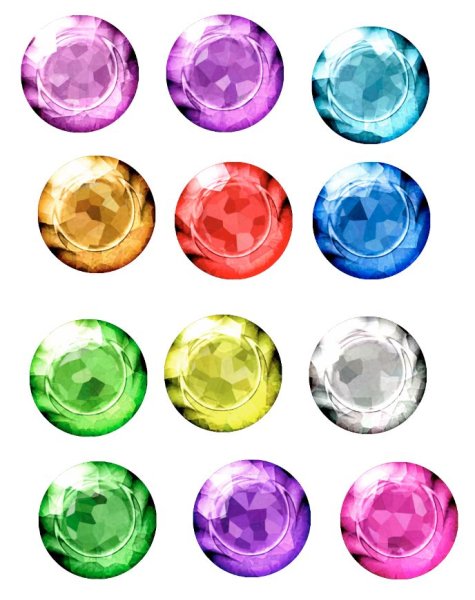 Драгоценные камни векторный клипарт