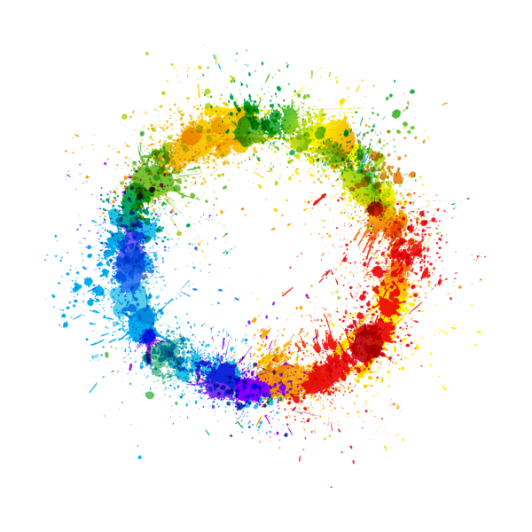 Круг из краски