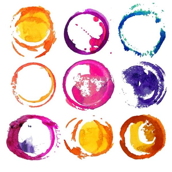 Акварельный круг