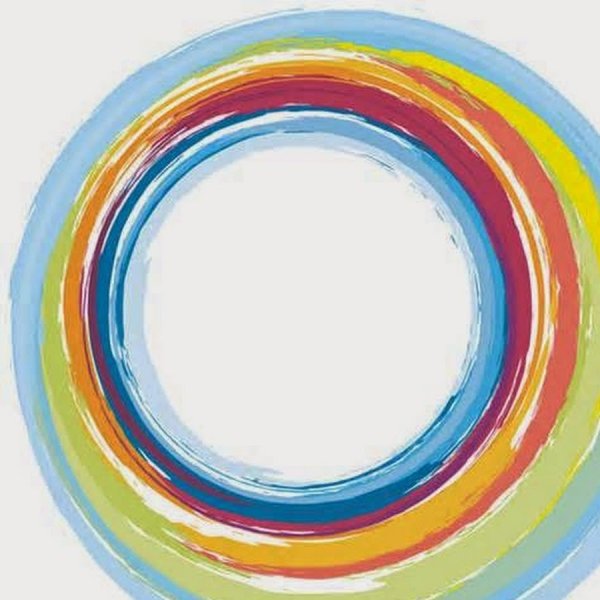 Яркий логотип круг