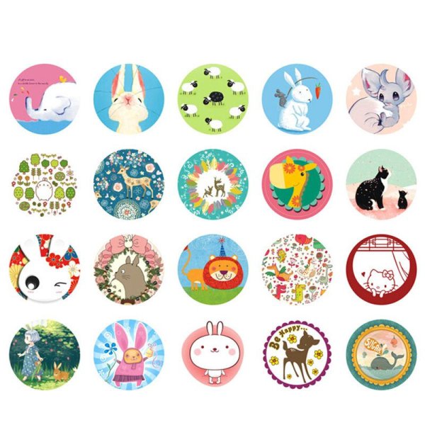 Круглые Стикеры