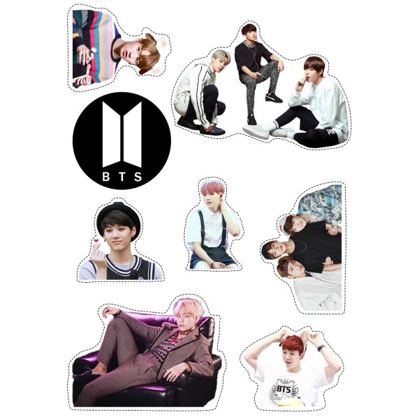 Группа БТС Стикеры