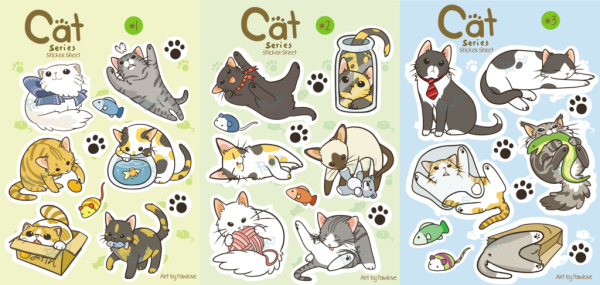 Кошачьи Стикеры