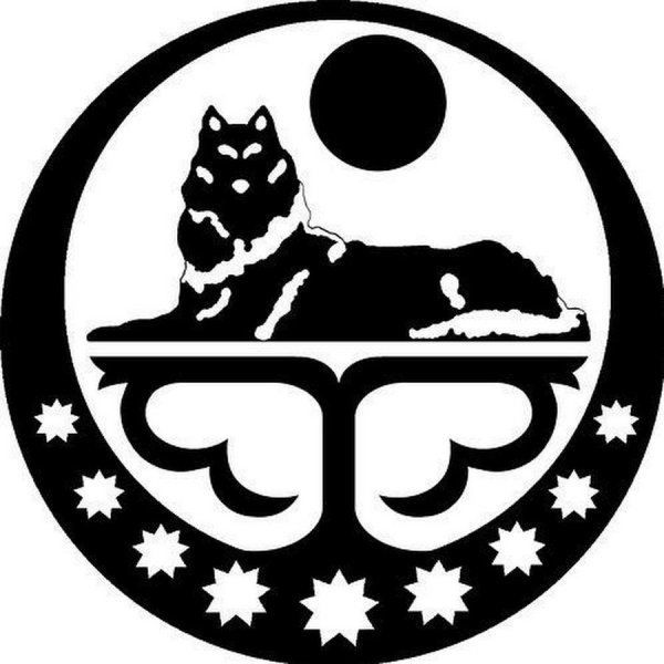 Волк Ичкерии вектор