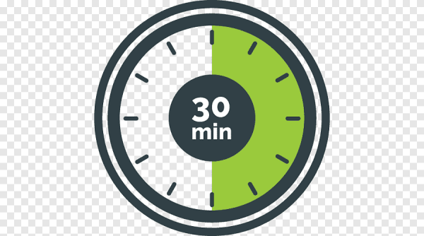 Часы 30 минут