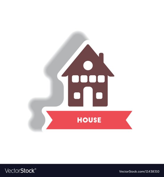 Стикер дома