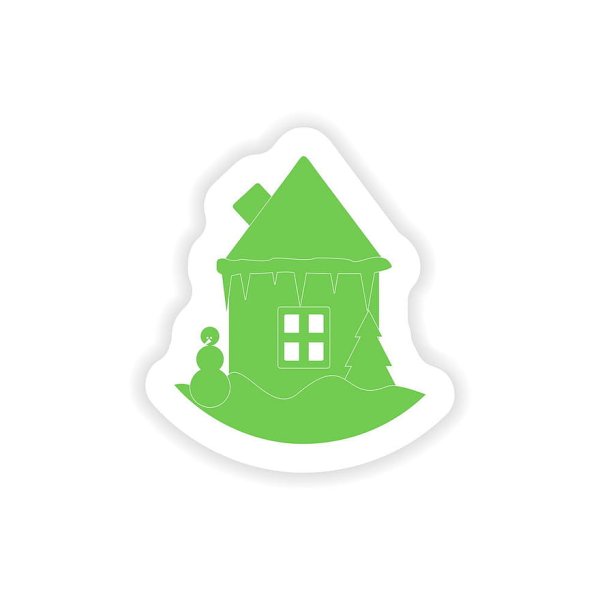 Фасад домика для декупажа