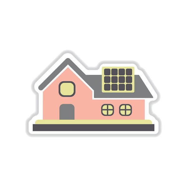 Векторный дом