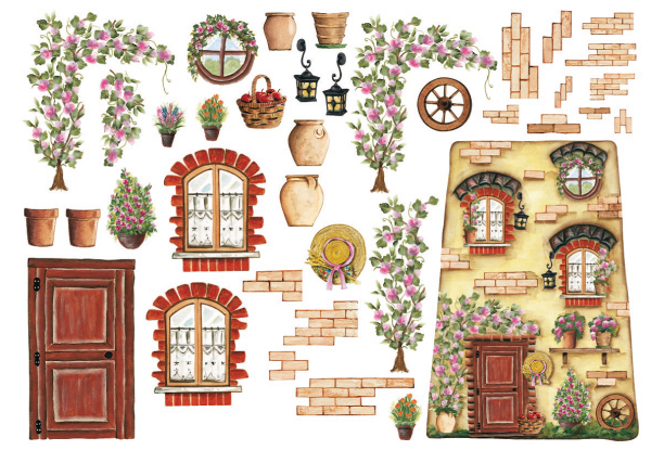 Предметы мебели для вырезания