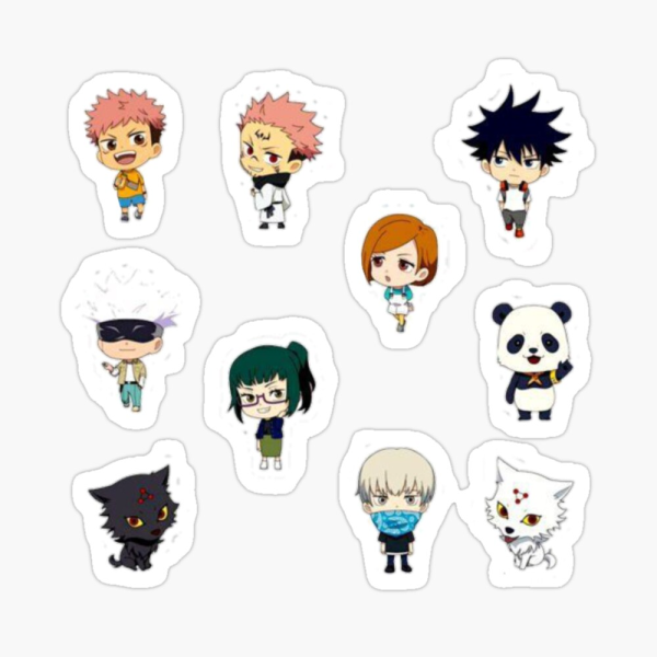 Bungou Stray Dogs Чиби Стикеры