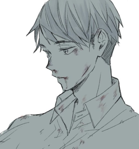 Дадзай Осаму в платье горничной