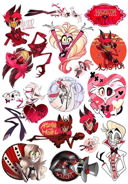 Hazbin Hotel Стикеры