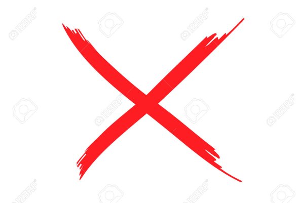 Красный Зачеркнутый крест