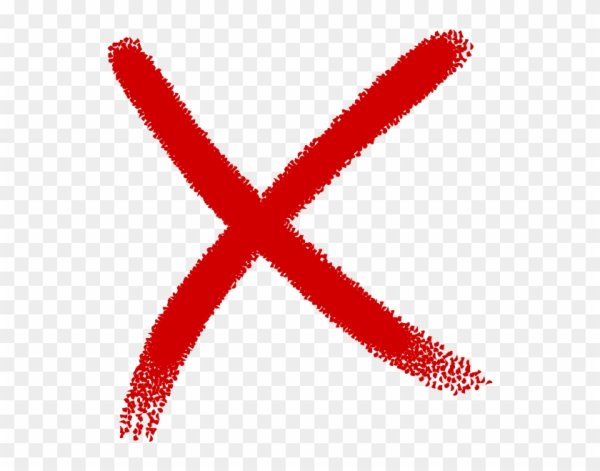 Крестик запрещено