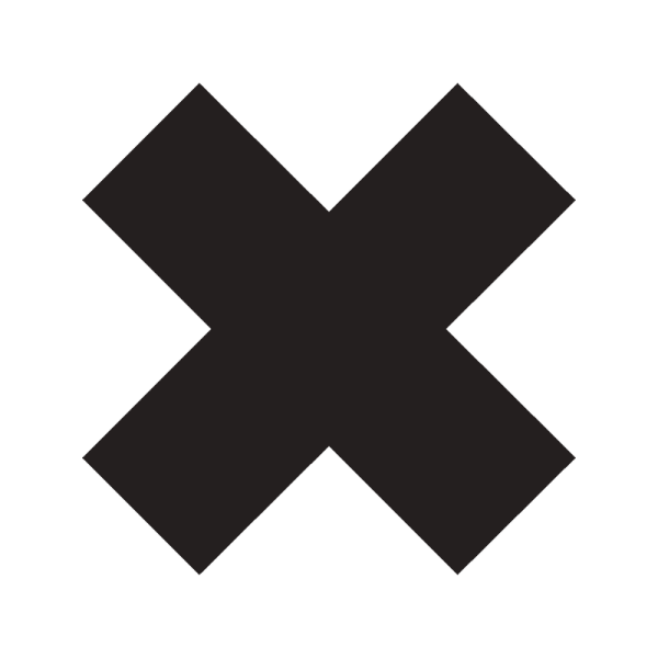 Наклейка крест