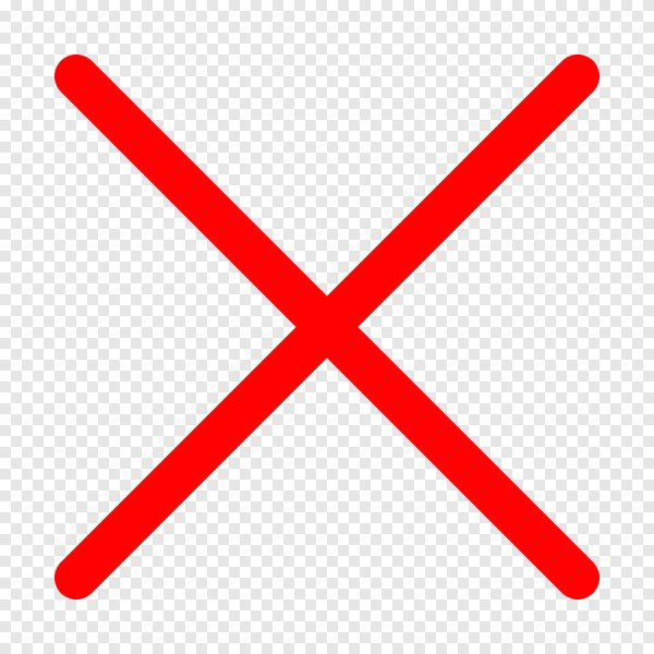 Крестик значок