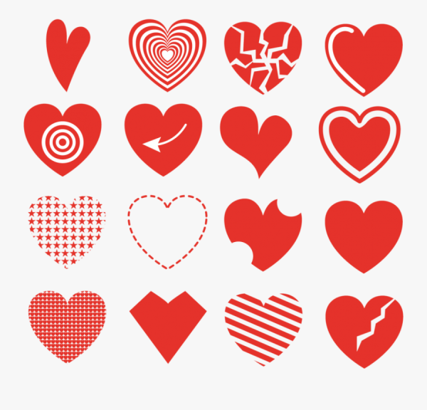 Сердечки вектор вектор