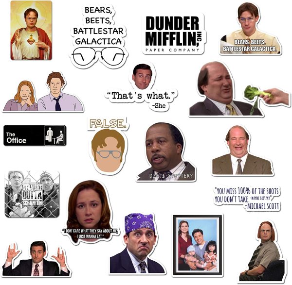 Стикеры офис сериал