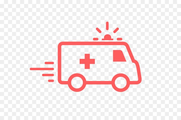 Машинка скорой помощи вектор