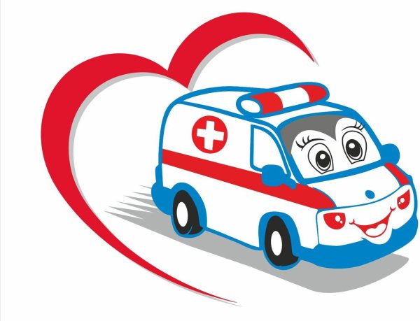 Машина скорой помощи вектор