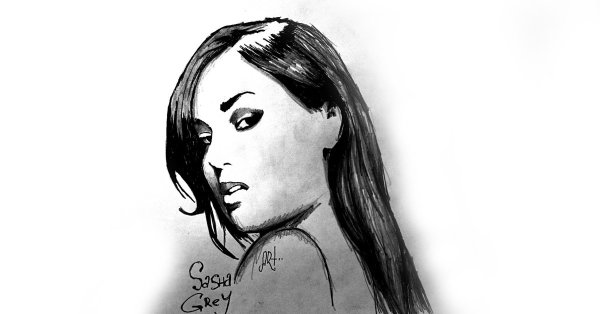 Саша грей портрет