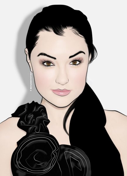 Саша грей рисунок