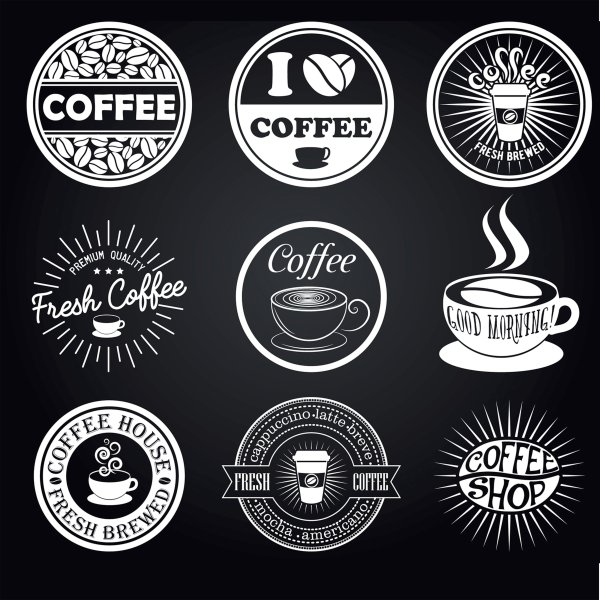 Круглая наклейка вектор