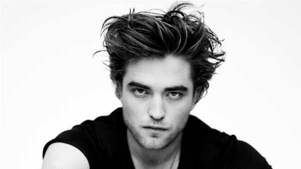 Роберт Паттинсон черно белое