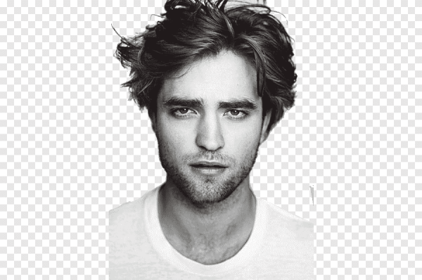 Роберт Паттинсон на белом фоне