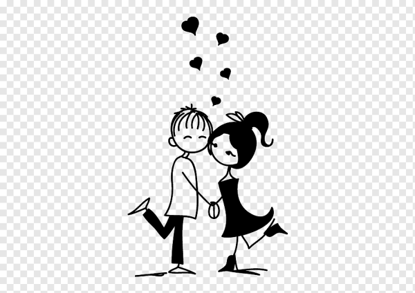 Влюбленные вектор