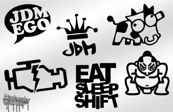 Японские дрифт надписи