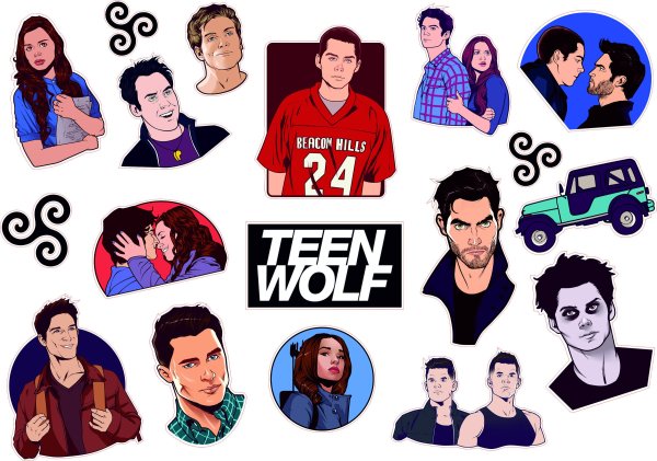 Стикеры teen Wolf
