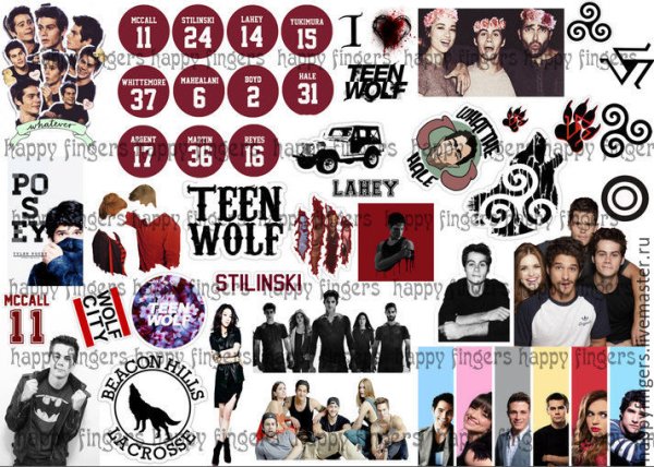 Наклейки Волчонок сериал