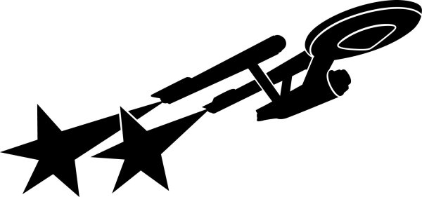 Силуэт космического корабля