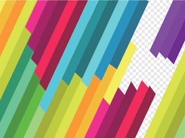 Цветная Векторная полоса