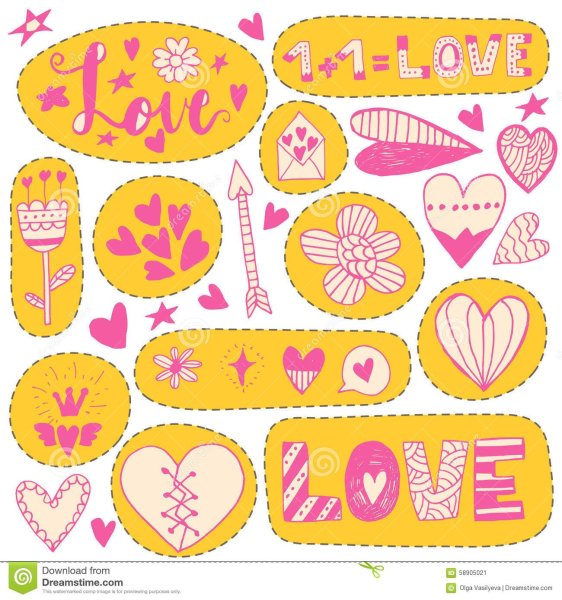 Наклейки про любовь для скрапбукинга