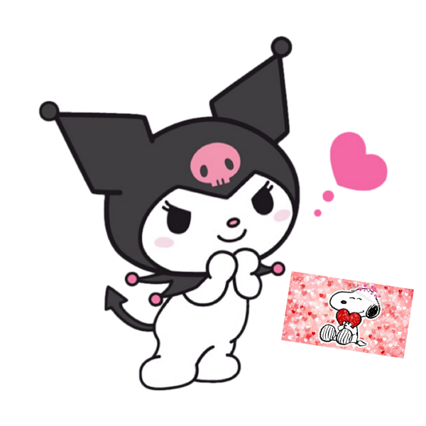 Hello Kitty Kuromi наклейки