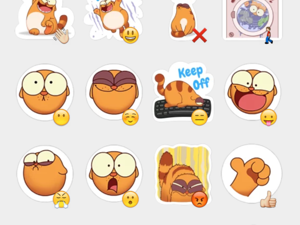 Стикеры из вайбера с котом